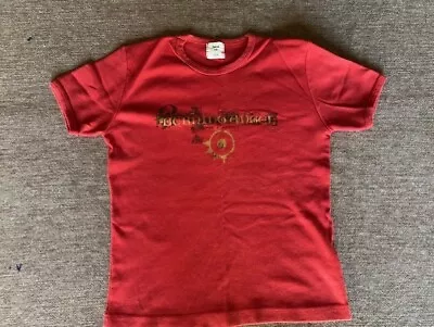 Buy ARCH ENEMY Burning Angel Women's RED T SHIRT Size 32/34 Gently Used Great Shape! • 21.76£