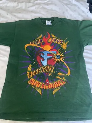 Buy Vintage Foreigner Hot Blooded Tour 1995 Band T-shirt Size Large • 30£