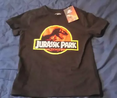 Buy Jurassic Park World  Classic Logo T-Shirt Kids Boys  7-8 - Official New & Tagged • 9.75£