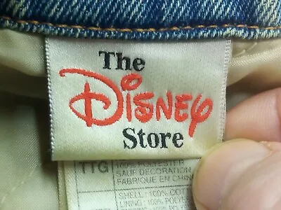 Buy The Disney Store Tigger Vintage Beige Blue Denim Quilted Jacket UK XXL **RARE** • 130£