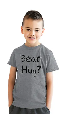Buy Youth Grizzly Bear T Shirt Funny Bear Hug Shirt Humorous T Shirt Novelty Tees • 7.64£