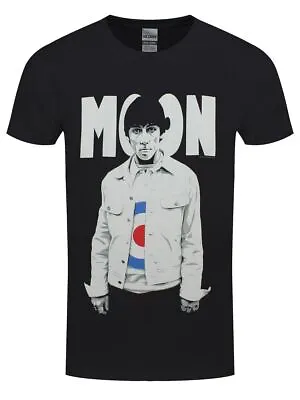 Buy The Who T-shirt Keith Moon Moon Target Men's Black • 16.99£