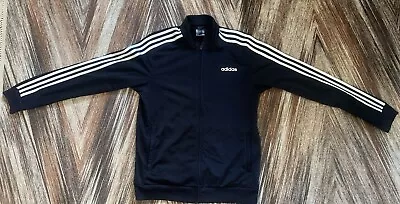 Buy Adidas Mens Essentials 3 Stripes Tricot Track Jacket - MEDIUM Size • 10£