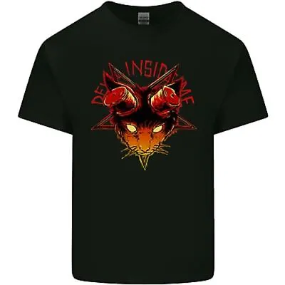Buy Devil Inside Me Satanic Cat Demon Evil Mens Cotton T-Shirt Tee Top • 10.99£