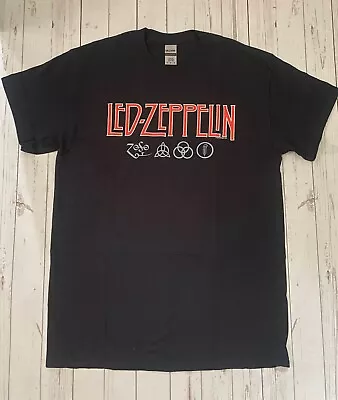 Buy Official Led Zeppelin Signs And Logo T-Shirt New Unisex Licensed Merch • 14.50£