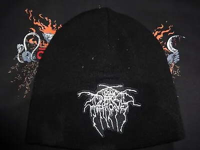 Buy Darkthrone Embroidered Beanie Mayhem Isengard Uada Carpathian Forest • 15.68£