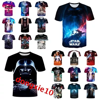 Buy Mens Womens Star Wars Darth Vader T-shirt Casual Short Sleeve Tee Tops Pullover • 8.87£