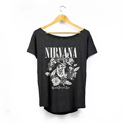 Buy Nirvana - Heart-Shaped Box - Ladies Scoop Neck T-Shirt • 25.99£