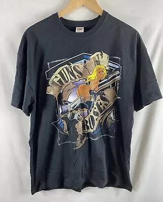 Buy Guns N Roses T Shirt XL Size Extra Large Grey Washed  Black Frog Licensed • 29.95£