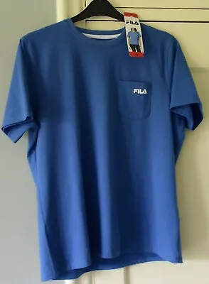 Buy FILA Bright Cobalt Blue Ladies T-Shirt - Size M • 6£