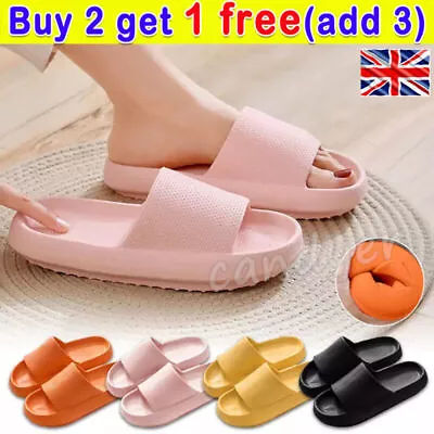 Buy PILLOW SLIDES Sandals Ultra Soft Shoes Cloud Anti-Slip Slippers Slides.UK+shoes. • 5.82£
