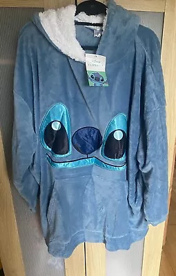 Buy Disney LILO & STITCH SNUDDIE Hooded Blanket Oversize Hoodie Oodie Snood One Size • 30£