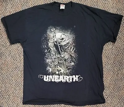 Buy Unearth Watchers Of The Rule 2014 Double-Sided Concert T-Shirt Black 2XL • 24.12£