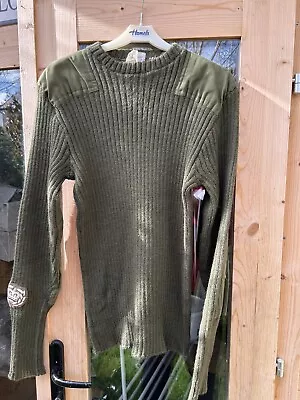 Buy British Army Woolly Jumper Size 3, 38 Chest • 12£