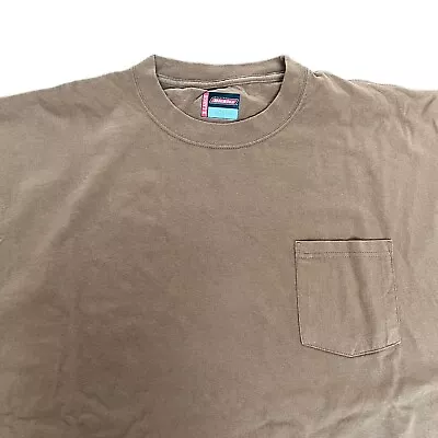 Buy Vintage DICKIES Men's T-Shirt Brown Cotton Size Extra Large • 14.95£