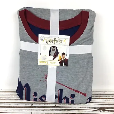 Buy Harry Potter  Mischief Managed  Pajama PJ Set Top Bottoms  / Womens Size MEDIUM • 26.63£