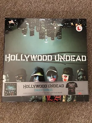 Buy Hollywood Undead- Sawn Songs Limited Edition Colored Vinyl Record And T-Shirt -L • 80£