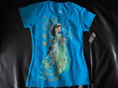 Buy Disney T-shirt, Princess Jasmin Top Bn Rrp $24.99 Size Xs ( Approx Age 4-5 ) • 6.50£