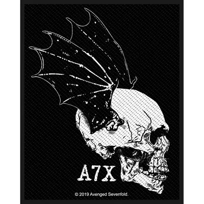 Buy AVENGED SEVENFOLD Standard Patch: SKULL PROFILE Bat Official Licenced Merch Gift • 3.95£