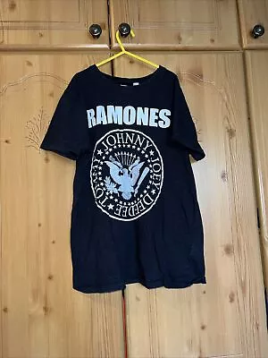 Buy Ramones Official Merchandise Black T-shirt, Size 12 - 14  • 2.99£