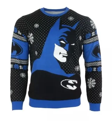 Buy Small (UK) Batman Ugly Christmas Jumper Sweater Xmas DC Gotham City • 33.99£