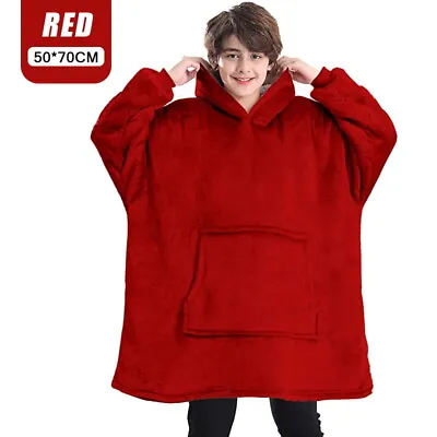 Buy Updated Oversized Fleece Sherpa Warm Soft Cosy Hoodie Sweatshirt Blanket Jumper • 5.99£