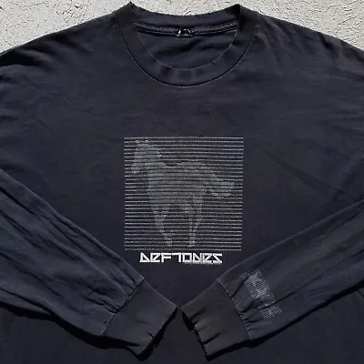 Buy Vintage Deftones White Pony Long Sleeve Shirt 2000 Mens XL Black Music Band RARE • 210.66£