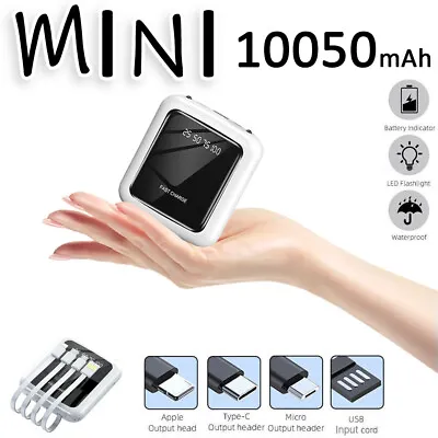 Buy 10050mAh Portable Power Bank Fast Charger Battery Pack For Heated Jacket Vest • 11.99£
