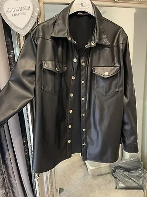 Buy Ladies Leather Look  Jacket Size 12 Used • 20£