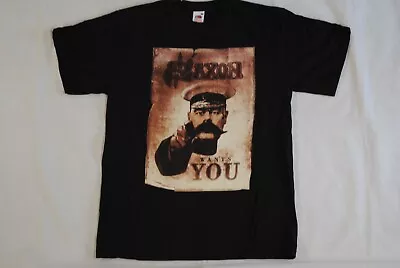 Buy Saxon Wants You Poster T Shirt New Official Band Group Wheels Of Steel • 12.99£