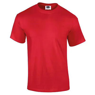 Buy Mens T Shirts Plain Cotton Short Sleeve T-shirts Crew Neck-tops Clearence Sale • 3.90£