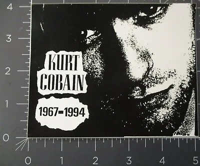 Buy NIRVANA Kurt Cobain Vintage 5 1990s STICKER Decal Bumper Tour Concert Merch NEW • 3.37£