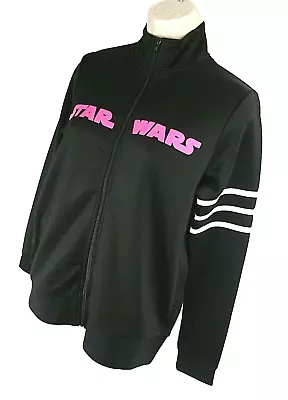 Buy Disney Parks Star Wars Millenium Falcon Black Zip Up Track Jacket Women's Size S • 15.56£