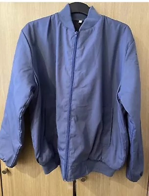 Buy Men's Jacket Size Large Lightweight Lined Bomber Style Baggy Sleeves BRAND NEW • 7£
