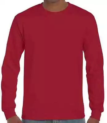 Buy Gildan Ultra Cotton Long Sleeve Tee T-Shirt S-5XL • 13.99£