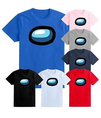 Buy Among Us Character Window Kids Boys Girls T-Shirt Tee Top Gaming Gamer Gift • 6.99£