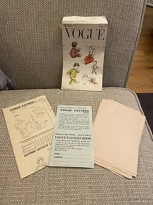 Buy Vintage 1950s Vogue Pattern 2788 Creeper, Jacket And Hat Baby/Toddler Medium • 8.99£