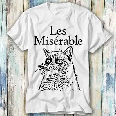 Buy Les Miserable Le Grumpy Cat Pet Kitten T Shirt Meme Gift Top Tee Unisex 710 • 6.35£