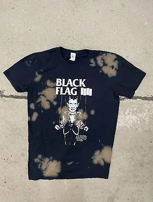 Buy Black Flag T Shirt Punk Hardcore Black Medium Shirt Bad Brains Minor Threat • 17.98£