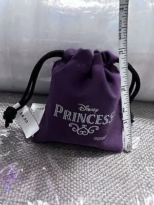 Buy 30 Pcs Disney Couture Jewelry Pouch Purple Velvet Drawstring Crown Bag Princess • 35.99£