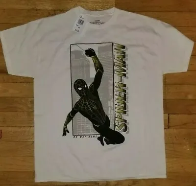 Buy NWT Marvel Studios Spider-Man No Way Home Black & Gold Suit T-shirt Kids Size XL • 9.58£