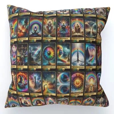 Buy Magical Rainbow Tarot Card Collection, Cushion Double-Sided, Supernatural Gift • 16.50£