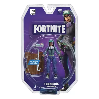 Buy FORTNITE TEKNIQUE Solo Mode 4  Figure Collectible Toy Ages 8+ NEW • 17.49£
