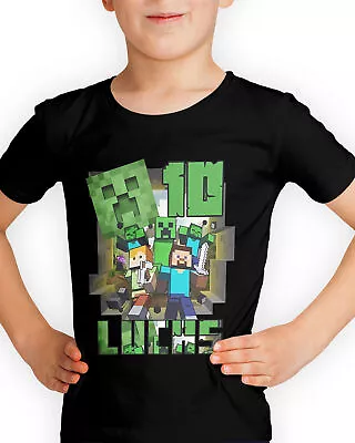 Buy Personalised Your Name & Age Boys Girls Game Series Birthday Kids T-Shirts #UJG • 5.99£