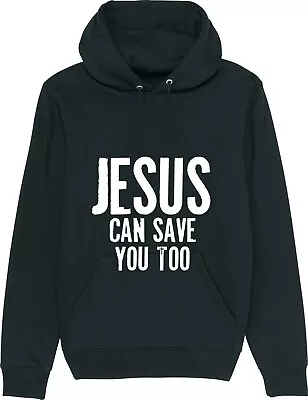 Buy Jesus Can Save You Too Hoodie - Christian Religion Christ Bible Spiritual God • 17.95£