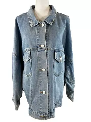 Buy NWT Andree' By Unit Light Blue Jean Jacket - Size 3XL • 15.74£