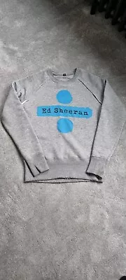 Buy Ed Sheeran Divide Tour Hoodie MEDIUM Grey Jumper Sweater Concert Shirt Unisex • 6£