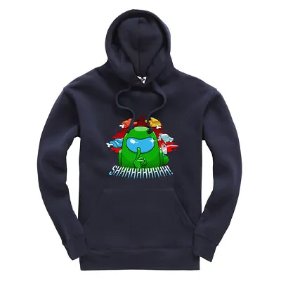 Buy Shhhh Among Us Kids Hoodie Hooded Sweatshirt Gaming Gamer Girls Boys • 15.95£