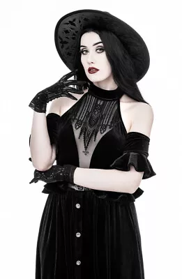 Buy Restyle - Dark Alter - Halterneck Top, Gothic Fashion • 53.95£