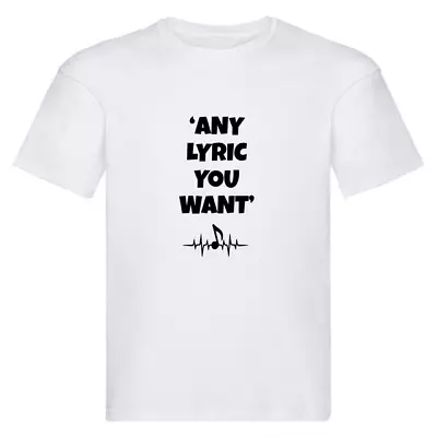 Buy A @ Day To Remember@ KID'S Tshirt Tee Shirt T LYRIC Gift Custom LYRICS • 14.99£